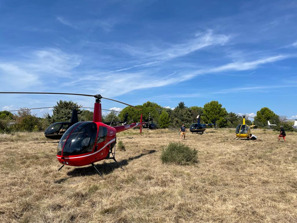 Groupe hélicoptère R22